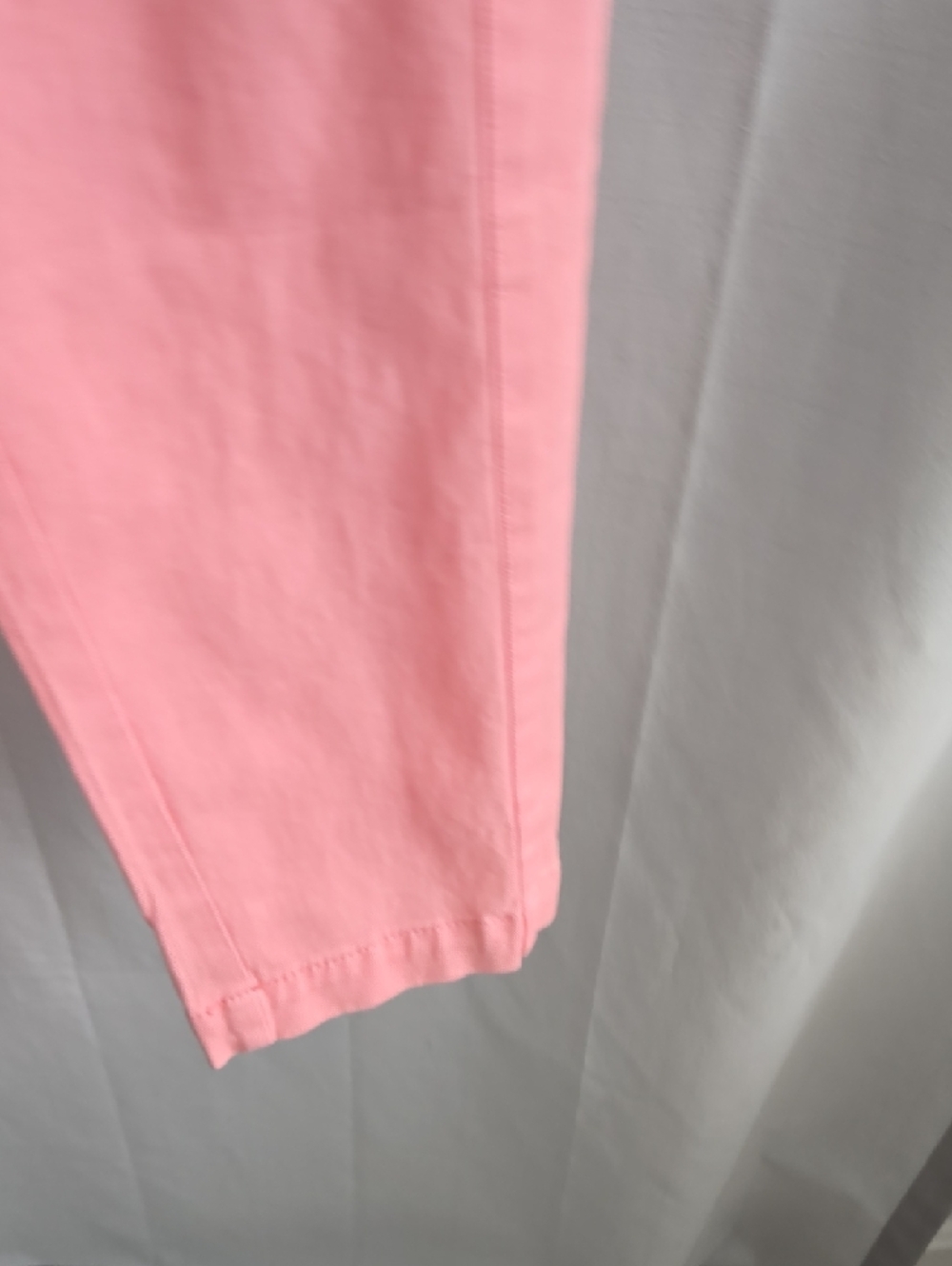 Talbots Soft Pink Tie-Waist Cropped Skinny Pants - Picture 6 of 9